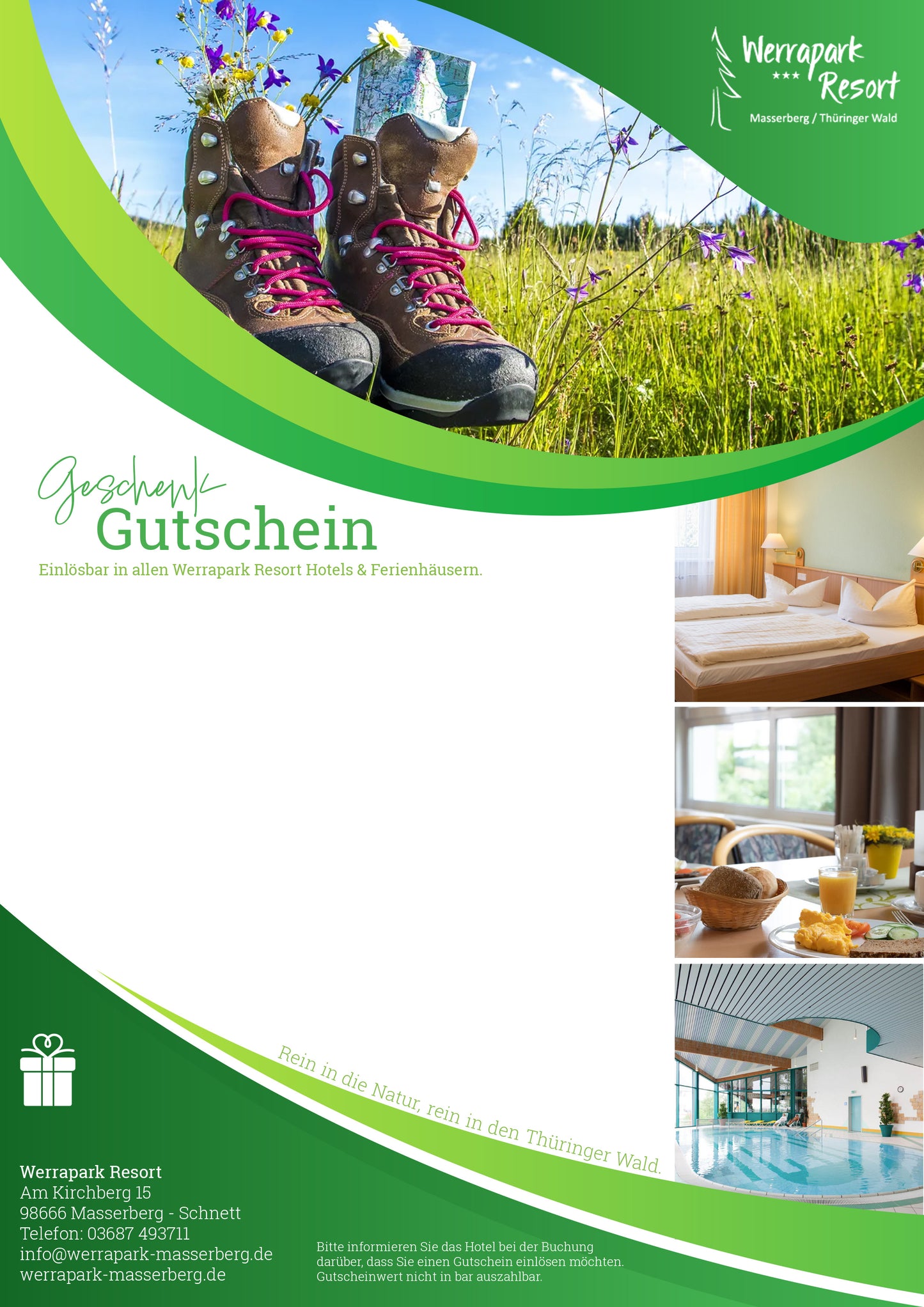 Professionelle Gutschein-Designvorlage für Dein Unternehmen - SG