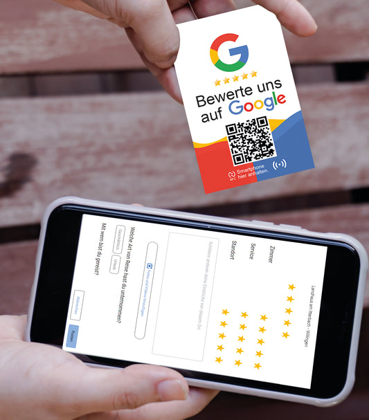 NFC-Bewertungskarte