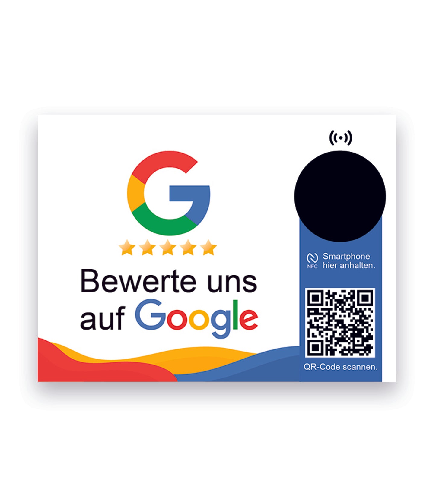 NFC-Aufkleber Google Bewertungen (2er Pack)